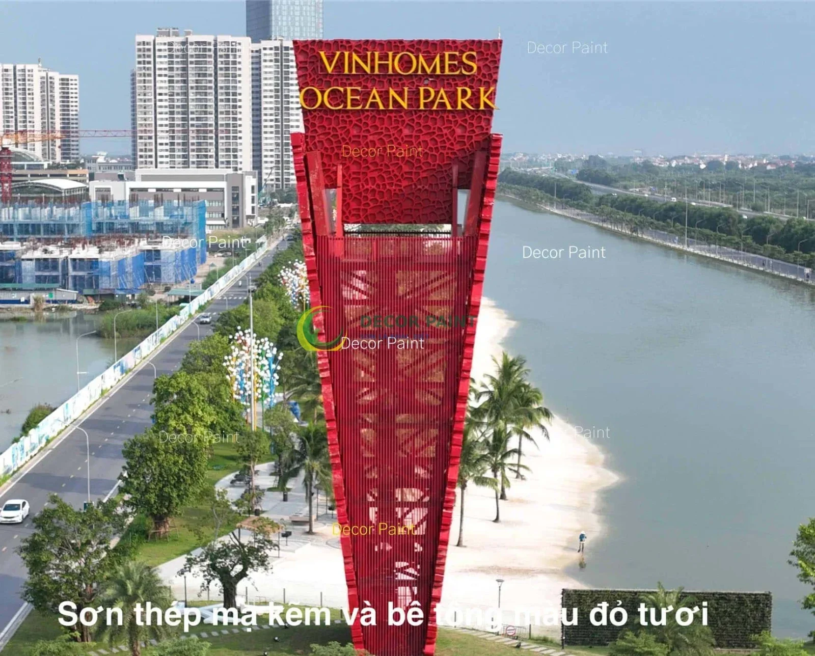 Mẫu sơn thực tế 15in1 đỏ ảnh 2