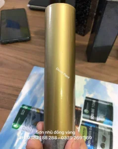 Mẫu sơn thực tế nhu đồng vàng ảnh 1